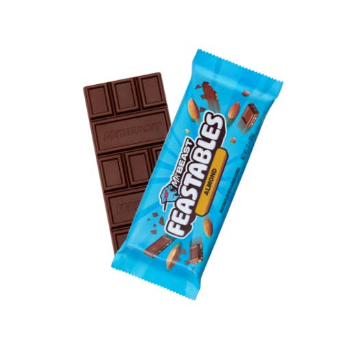 Mr.Beast Feastables Almond Chocolate Bar 10x60g for wholesale by CargoPirate