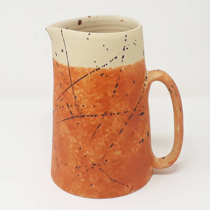 Jarra de cerâmica para água e vinho | 1,2 L - Fabricado na Itália por atacado de LABORATORIO CERAMICA ARTISTICA DI CATERINA PORCU