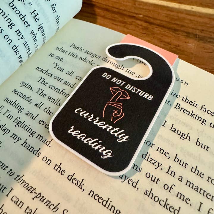 Sweet Heat Studios - Wholesale Bookmark - Do Not Disturb Currently Reading Magnetic Bookmark3