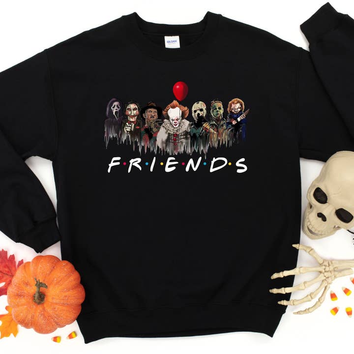 Friends Halloween Sweatshirt for wholesale by Light & Shine