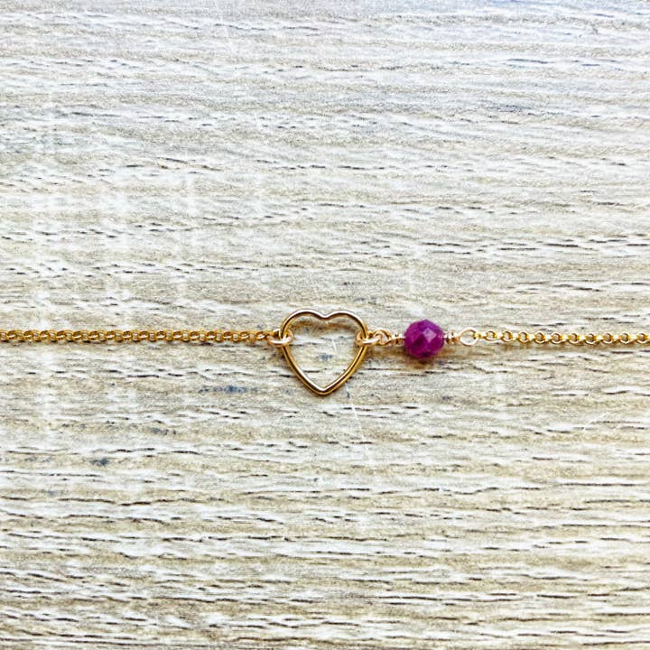 YSIE - Wholesale Bedelarmbandje - Geboortesteenarmband Mijn Hart8