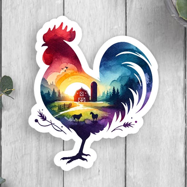 Farm Vinyl Sticker for wholesale by Expression Design Co