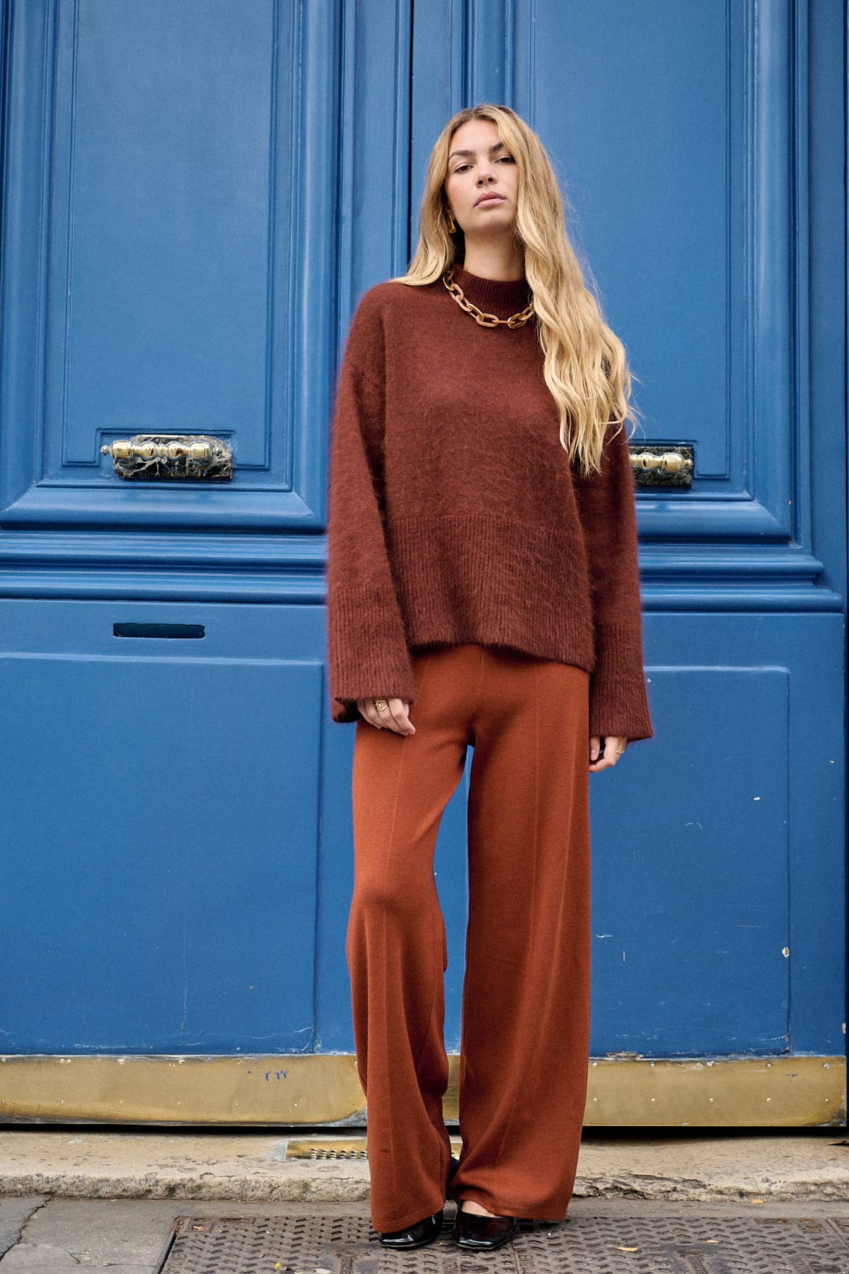 Nathael Paris – wholesale Pullovertröja - Dam – Angorapolo med hög krage11