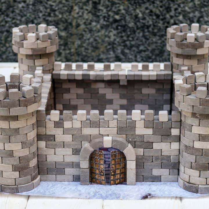 Fainotoys - Vente Jeu construction – enfant - Ensemble de construction mini briques - Château du nid d'aigle5