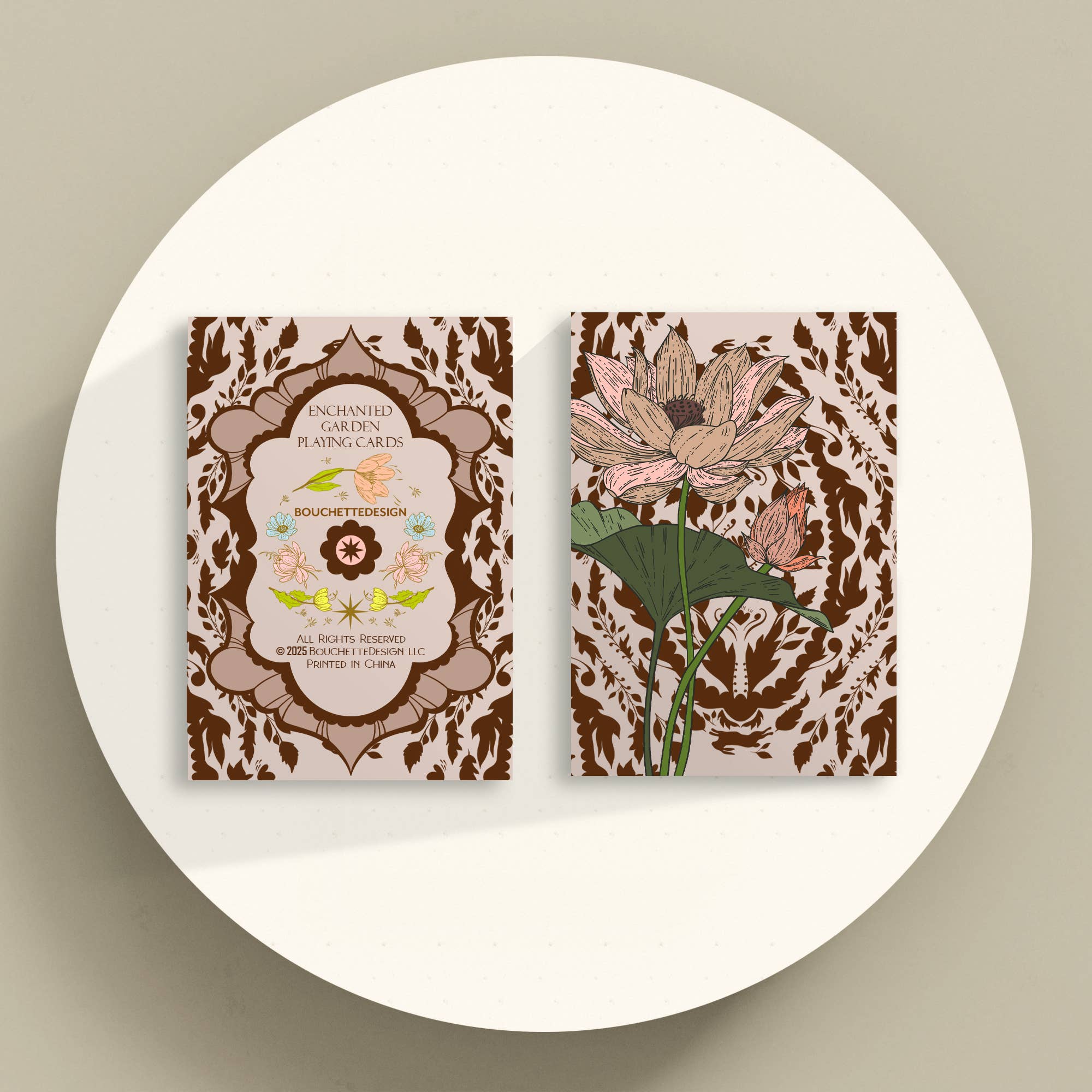 BOUCHETTE & CO. LLC – Großhandel Tarot-Karten – SPIELKARTENDECK | Verzauberte Garten-Kartomantie-Karten2