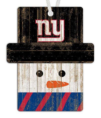 Fan Creations - Vendita all'ingrosso Decorazione - Decorazione a forma di pupazzo di neve dei New York Giants0