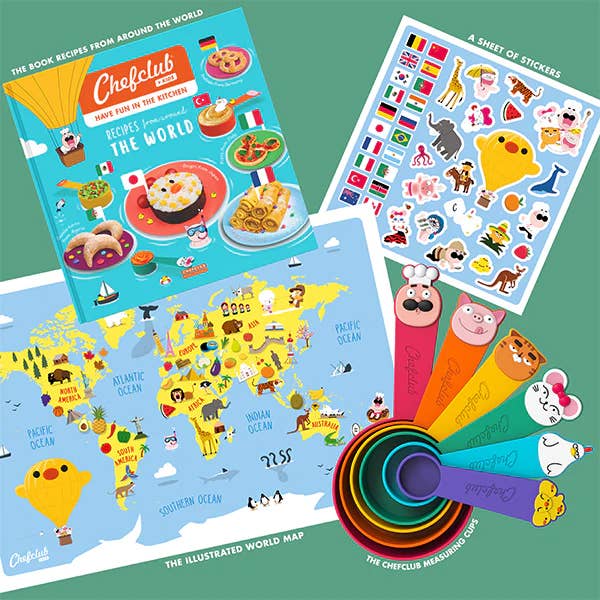 White Knight Toys Inc. - Wholesale Cookbook - Chef Club Kids Recipes From Around The World with a BONUS