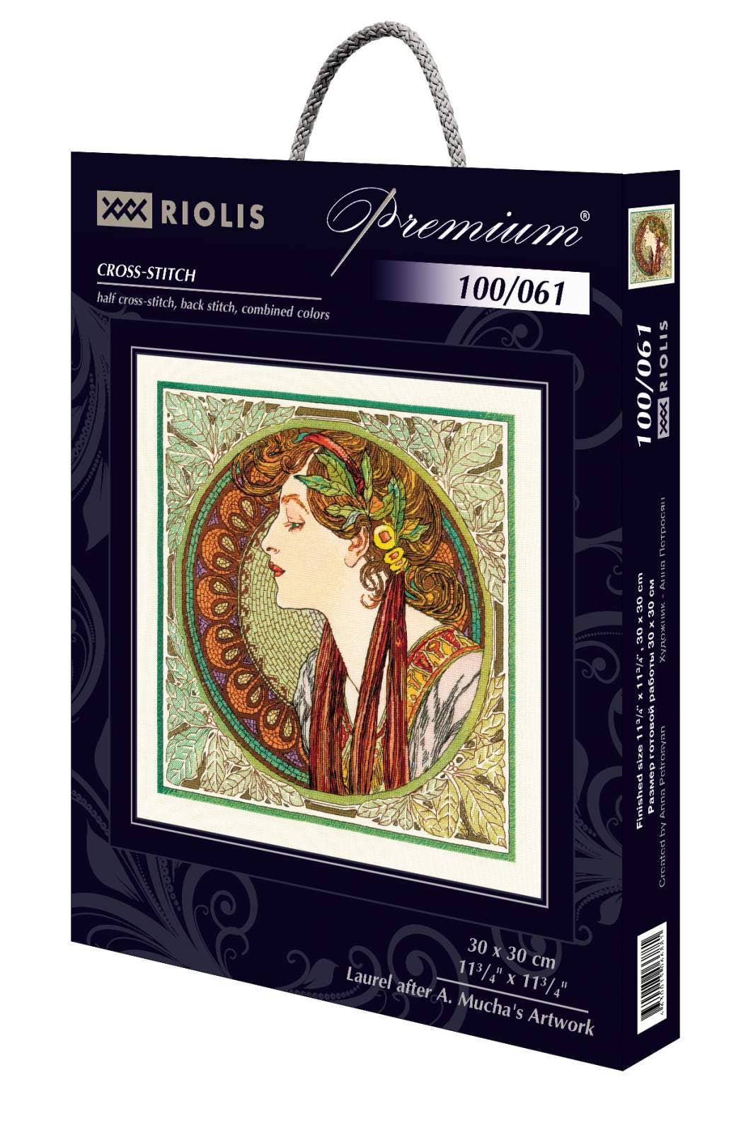 RIOLIS - Wholesale Embroidery/Cross Stitch Supplies - Cross Stitch Kit Riolis 100/061 Laurel After A. Mucha1