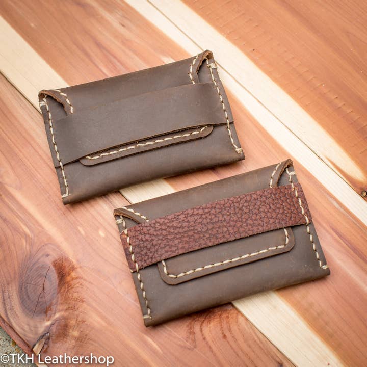 Cartera de cuero hecha a mano para venta al por mayor de Hooper Leather Company