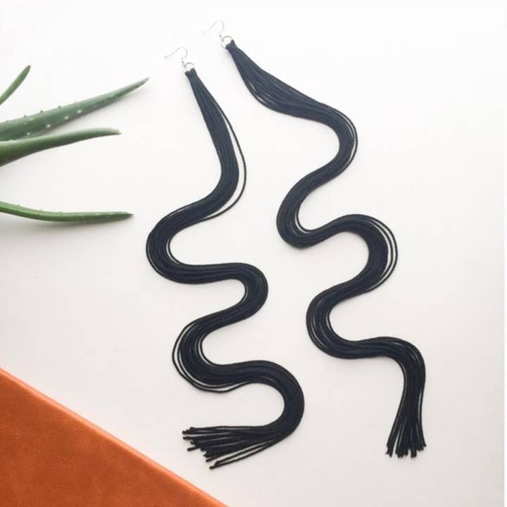 Brincos Athena Tassel por atacado de Virgo Voodoo Jewelry & Accessories