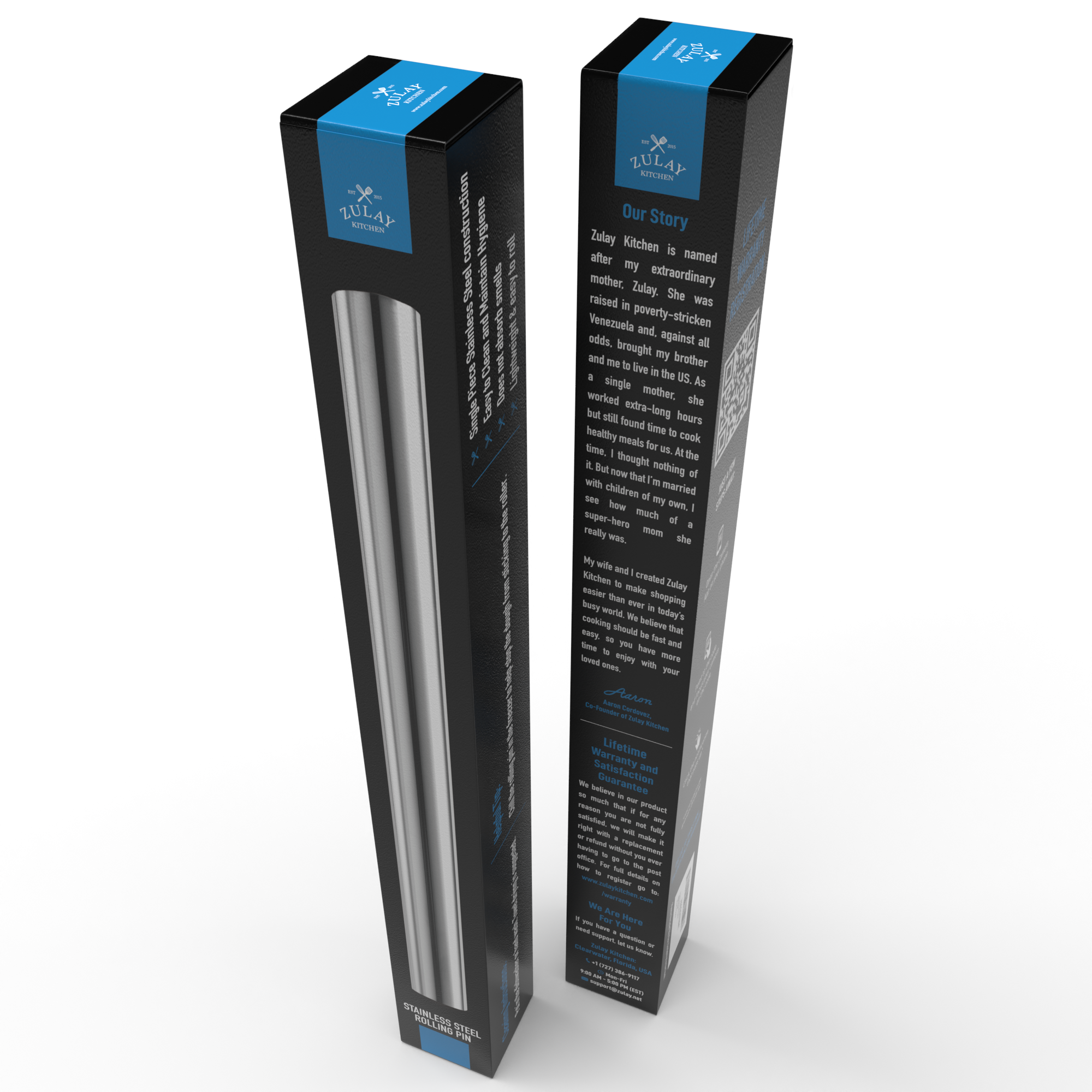 Zulay Kitchen - Wholesale Rolling Pin - Professional French Rolling Pin13