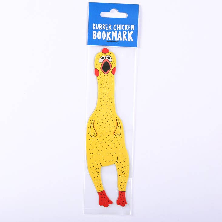Humdrum Paper - Wholesale Bookmark - Rubber Chicken Bookmark (it's die cut!)4