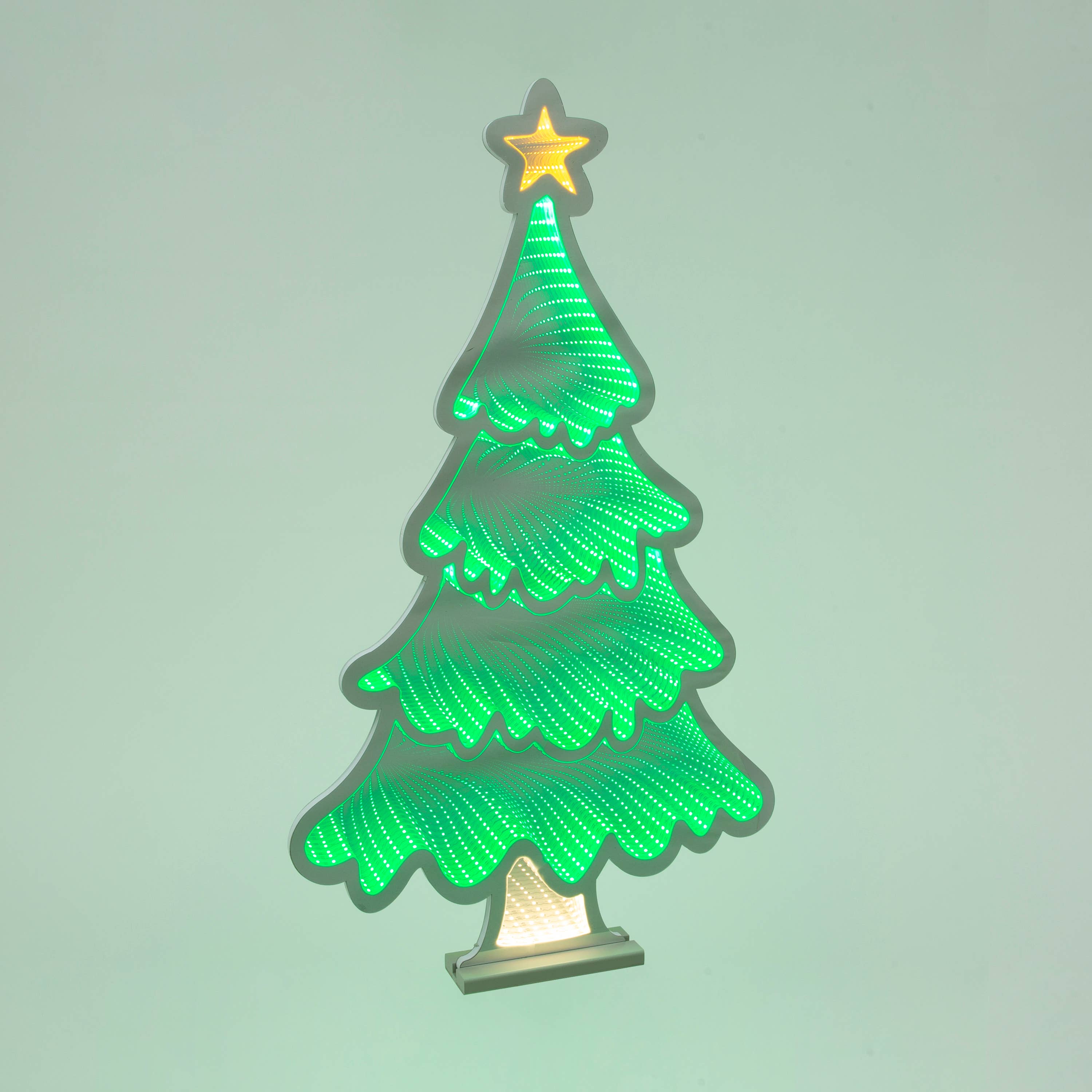 The Gerson Companies - Wholesale Christmas Decoration - Gerson Christmas 35.4"H UL Electric Lighted Infinity Christm2