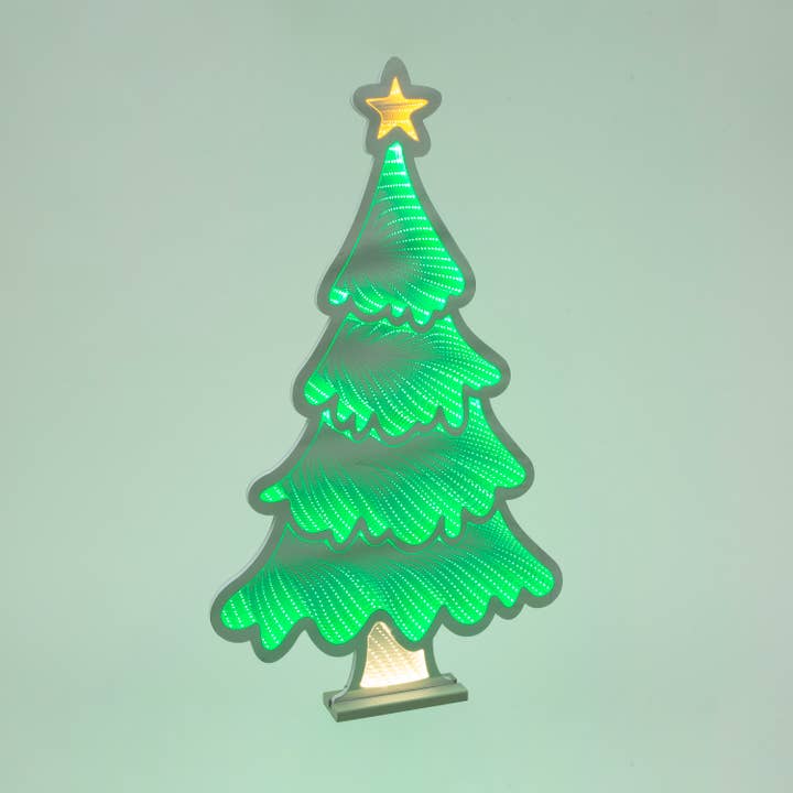 The Gerson Companies - Wholesale Christmas Decoration - Gerson Christmas 35.4"H UL Electric Lighted Infinity Christm2