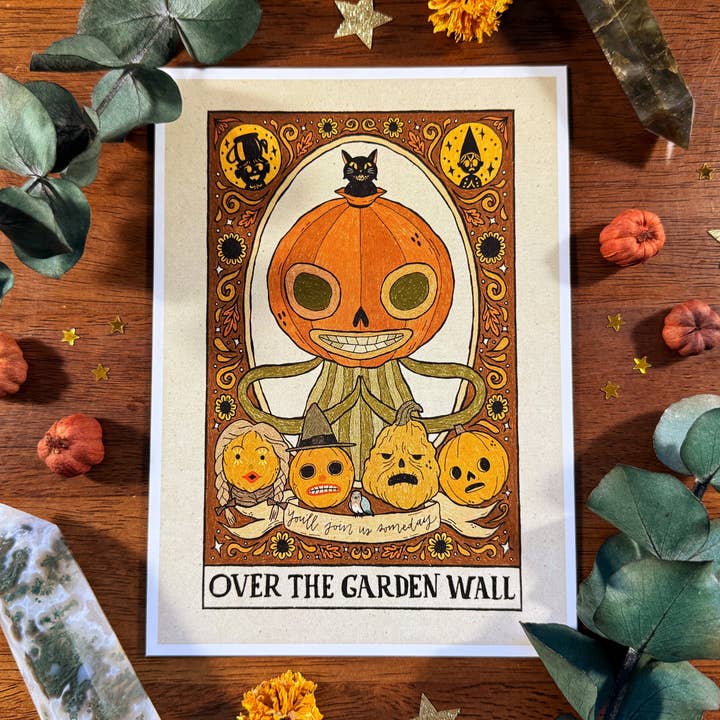 Myth and Milagro - Wholesale Art Print - Over the Garden Wall Enoch Fan Art Print0