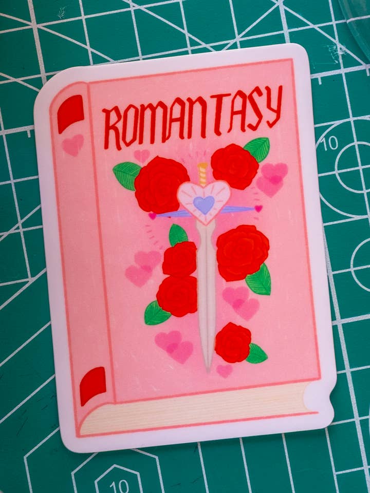 Romantasy Vinyl Sticker for wholesale by Hanstan Studio