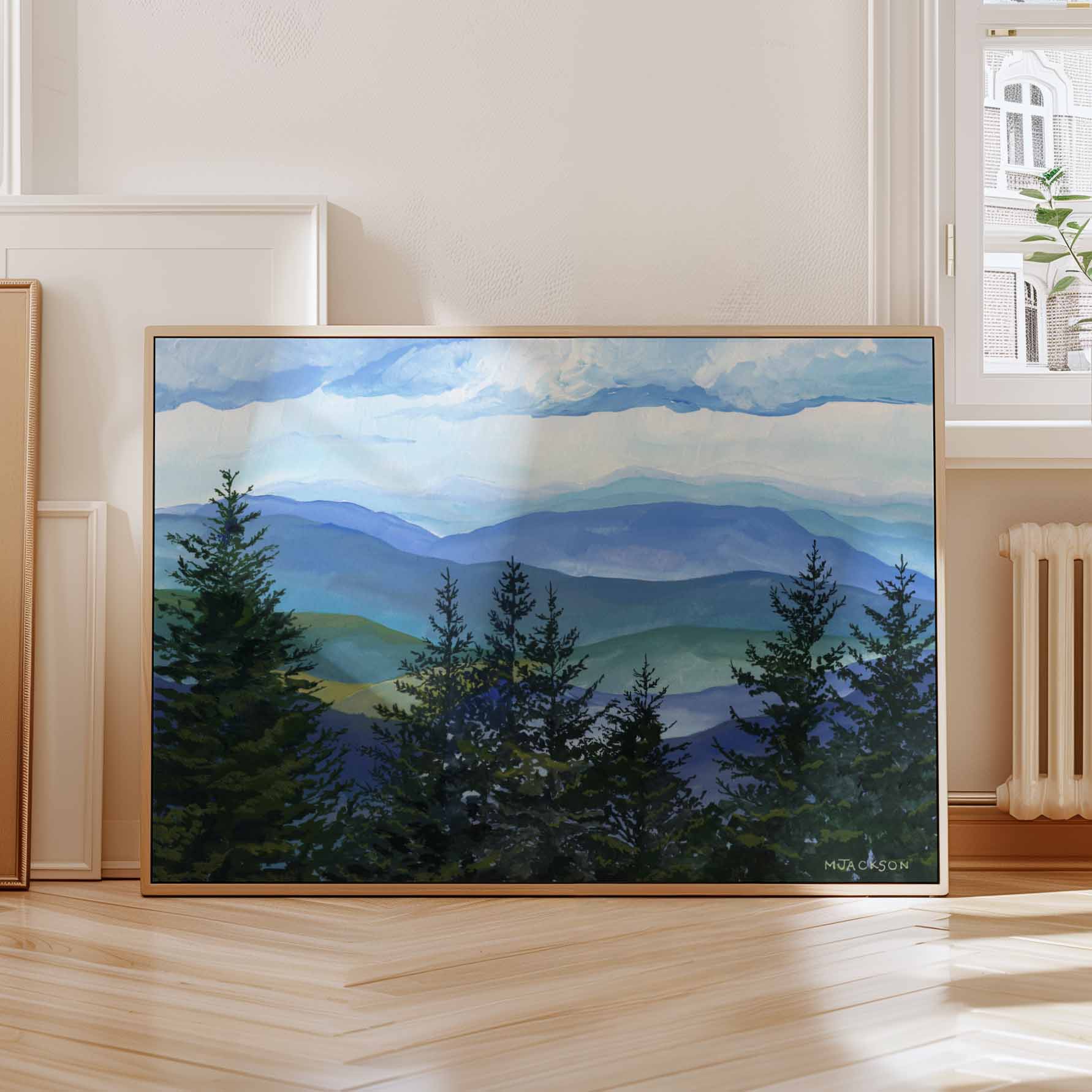 MARISAMADE - Wholesale Art Print - Blue Ridge Mountain Treeline Art Print 5