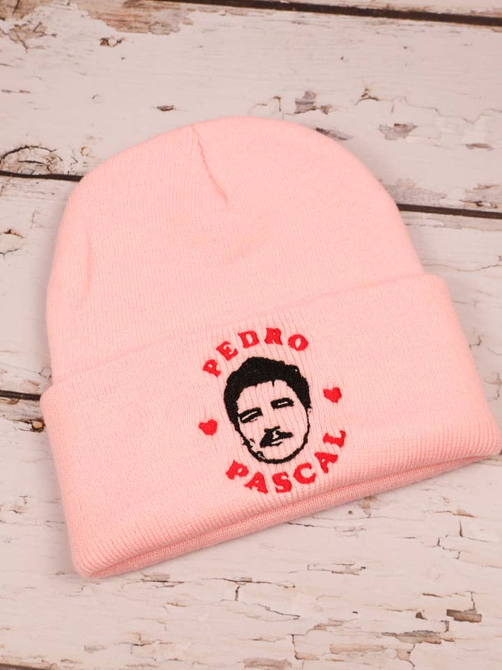 Pedro Pascal Beanie for wholesale by Hat & Rabbit