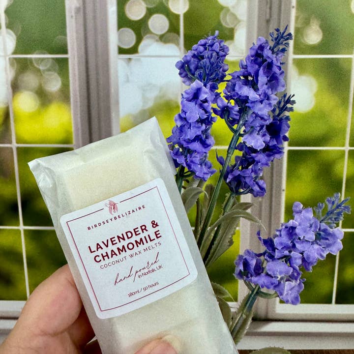 Lavendel & Kamomill - Signaturvaxsmälter för wholesale av BirdseyBelizaire