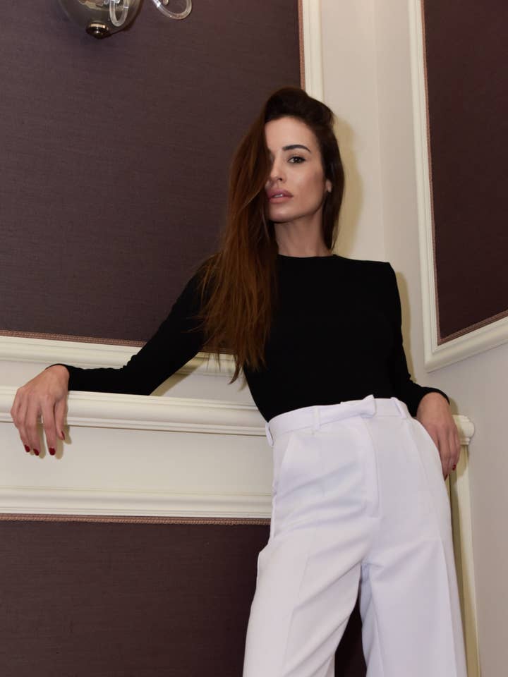 Pantalón Sastre VISS JÁVEA - BLANCO para venta al por mayor de VISS Madrid