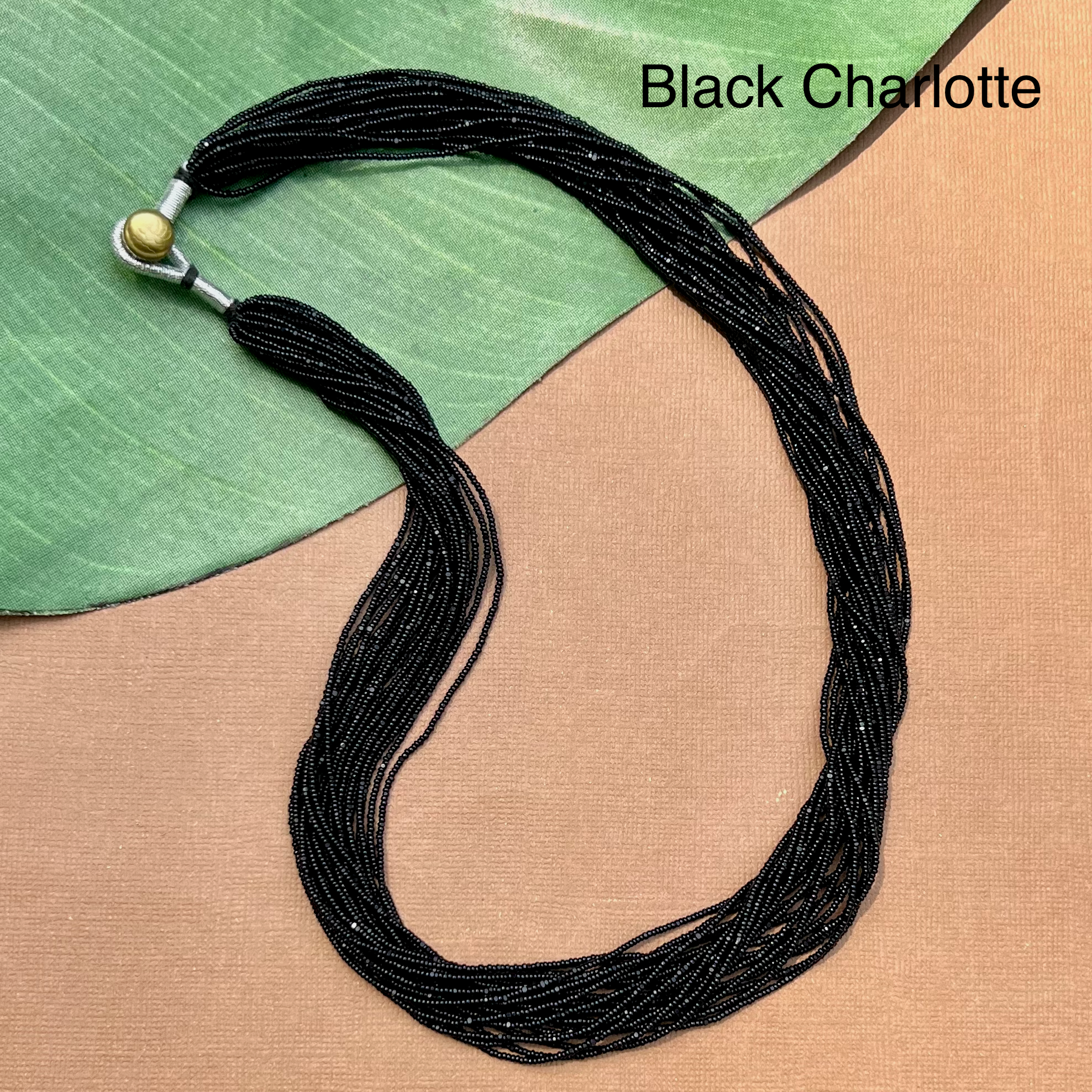 Bead Goes On – Colar com missangas/pérolas por atacado – Colares Grossos de Missangas de Múltiplas Fios - Fecho de Botão de Lótus16