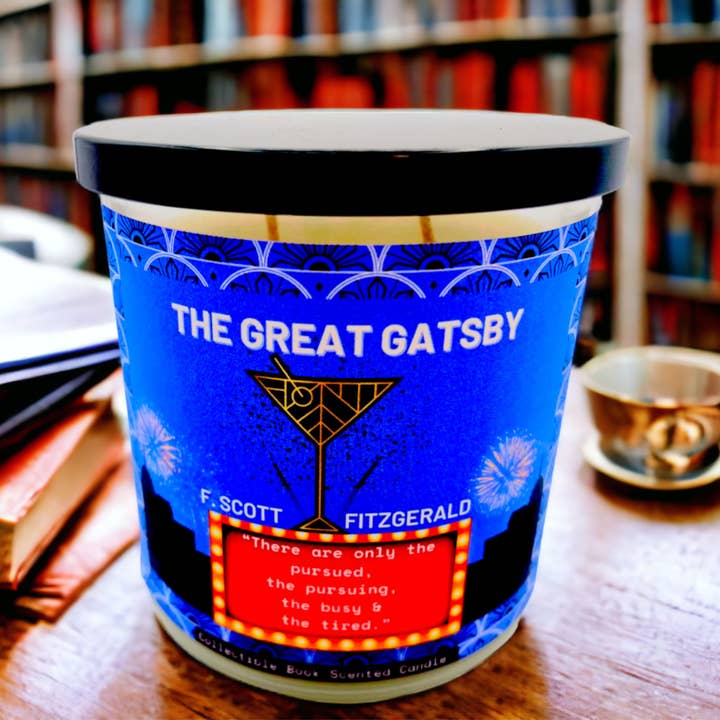 Nefer Designer Candles & Home Decor - Wholesale Jar/Filled Candle - The Great Gatsby by F. Scott Fitzgerald | Literature Candle1