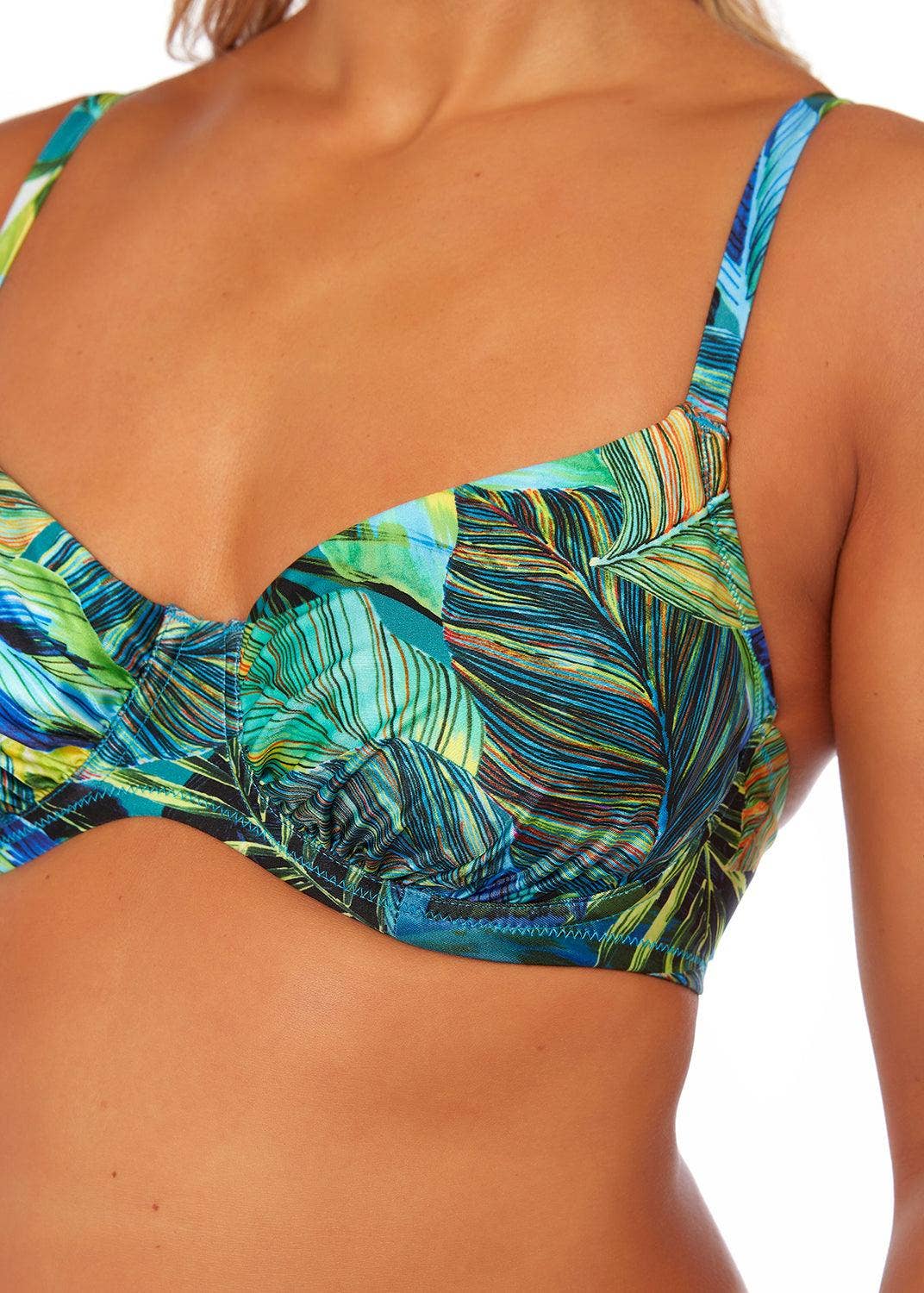 Seaspray Swimwear – wholesale Swim top – Women's – Eden Underwired Bikini Green3