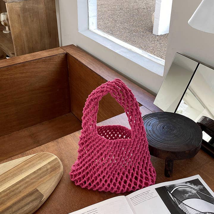 Dipped Shop - Vendita all'ingrosso Borsa tote - Donna - Colore solido semplice giallo fuori DPWB1823