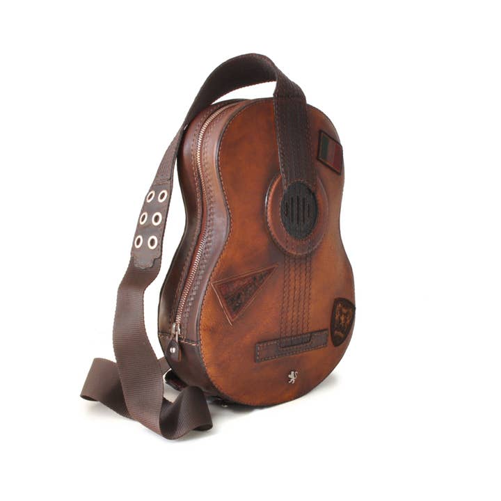 Pratesi Chitarra Small Backpack In Cow Leather for wholesale by Pratesi