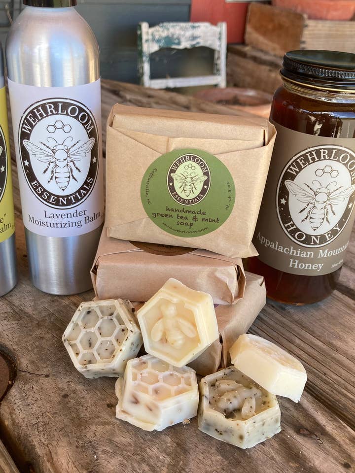 Guest soap - 4 varieties available for wholesale by Wehrloom Honey