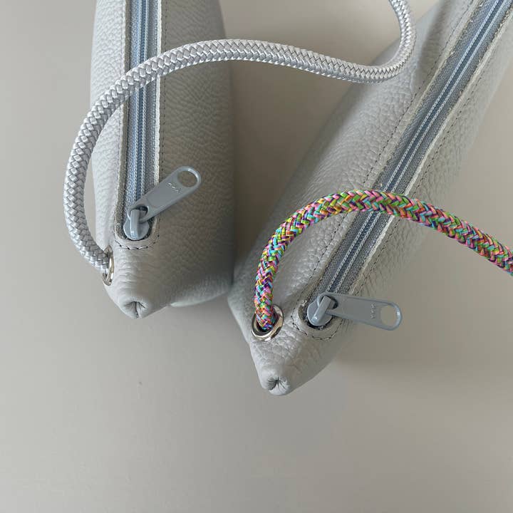 Marieke Jacobs - Wholesale Pouch - Women's - CORD pouch - leather - grayscale tones