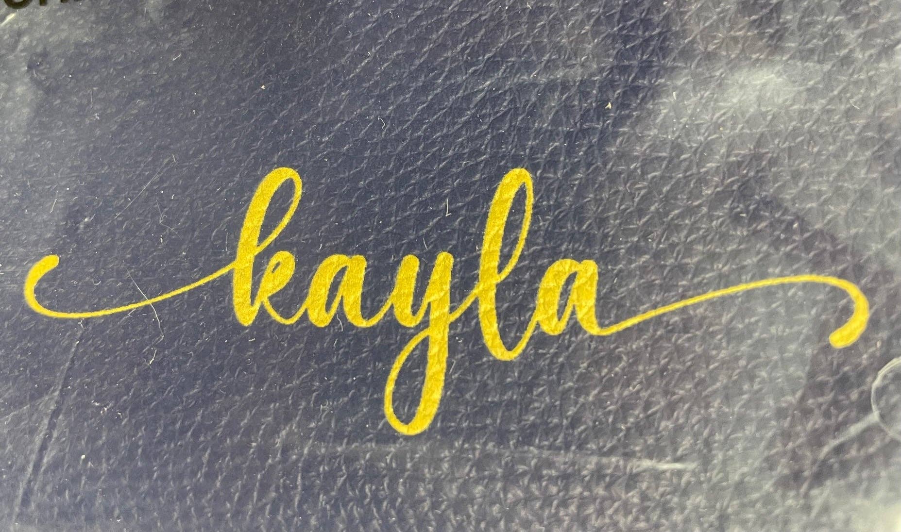 The Classy Cloth WS - Wholesale Make-up/cosmetic bag - Pebble Leather Cosmetic Bag - Monogrammed2