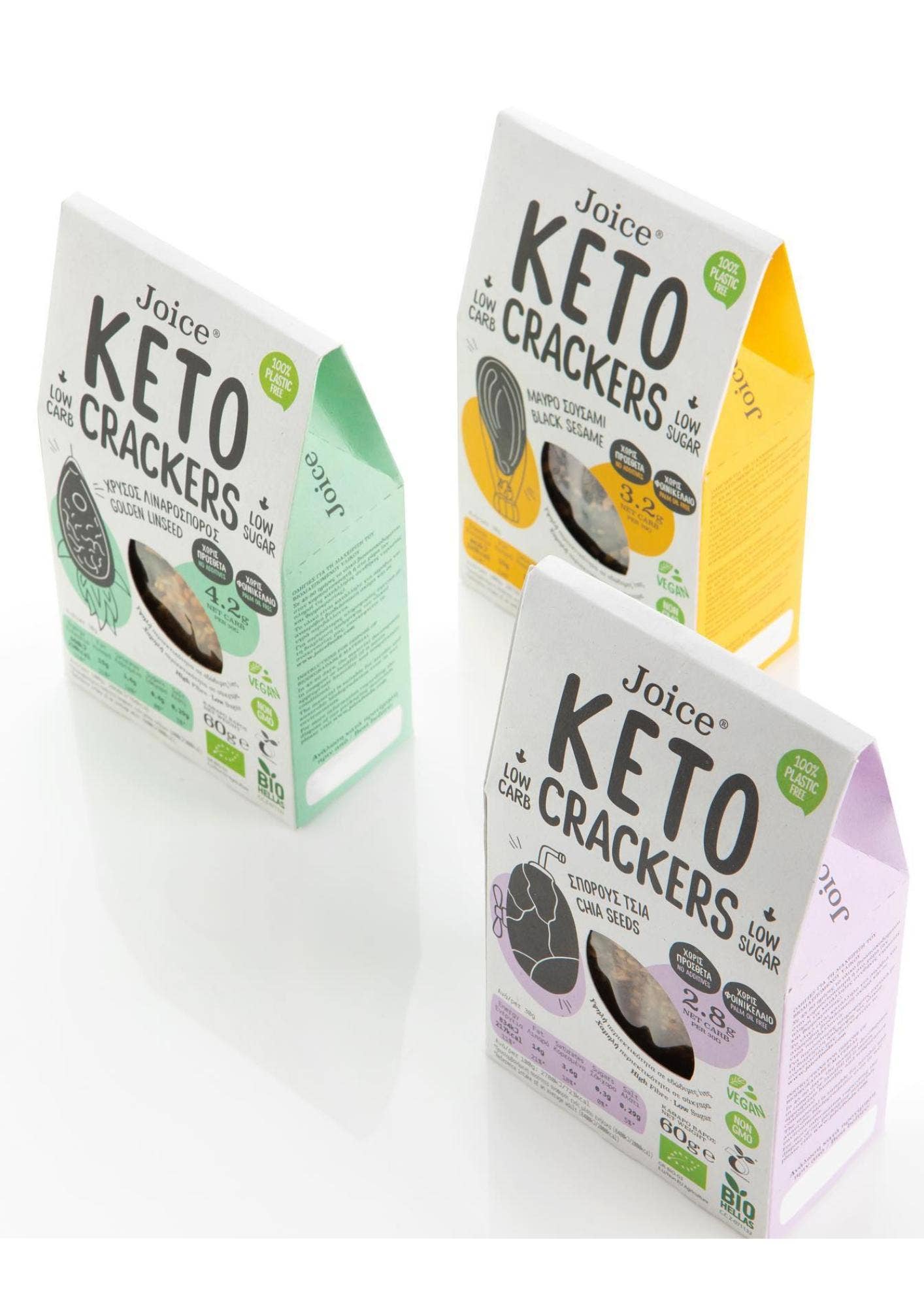Helene Delices Grecs - Wholesale Crackers - Organic Keto Crackers with Olives 60g5