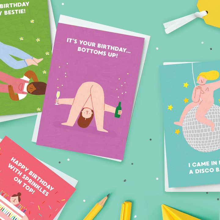 Stormy Knight - Vente Cartes d'anniversaire - Carte d'anniversaire Mère Nature | Cheeky Nude | Carte grossière1