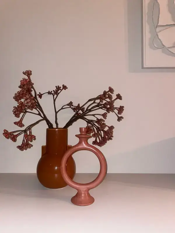 High crafty - Wholesale Candle Holder - 🕯 Tadelakt Candle Holder –Red – Handmade Moroccan Ceramic1