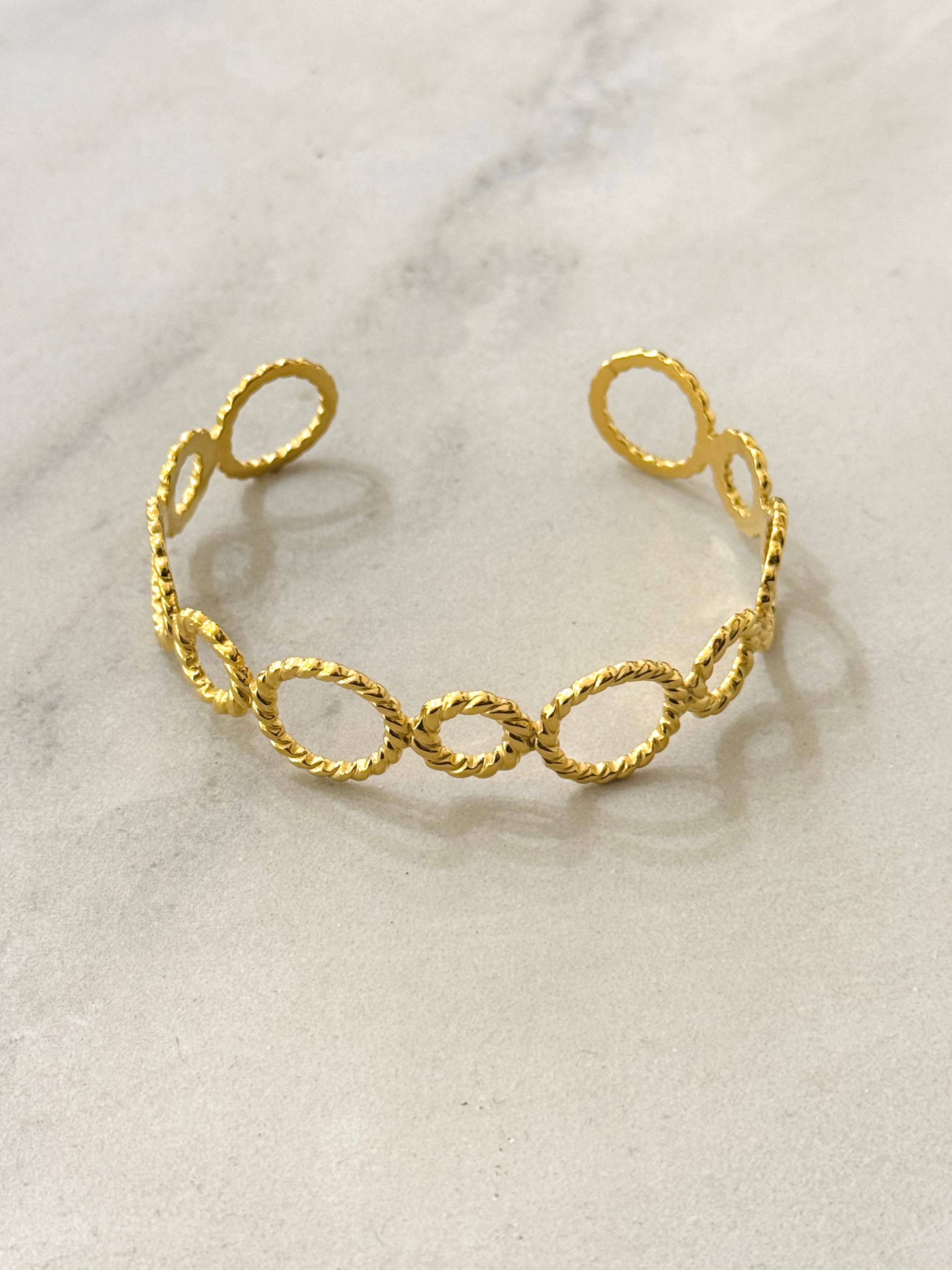 Cassette Barcelona – Großhandel Armreif – Blasen Edelstahl Armreif Armband0