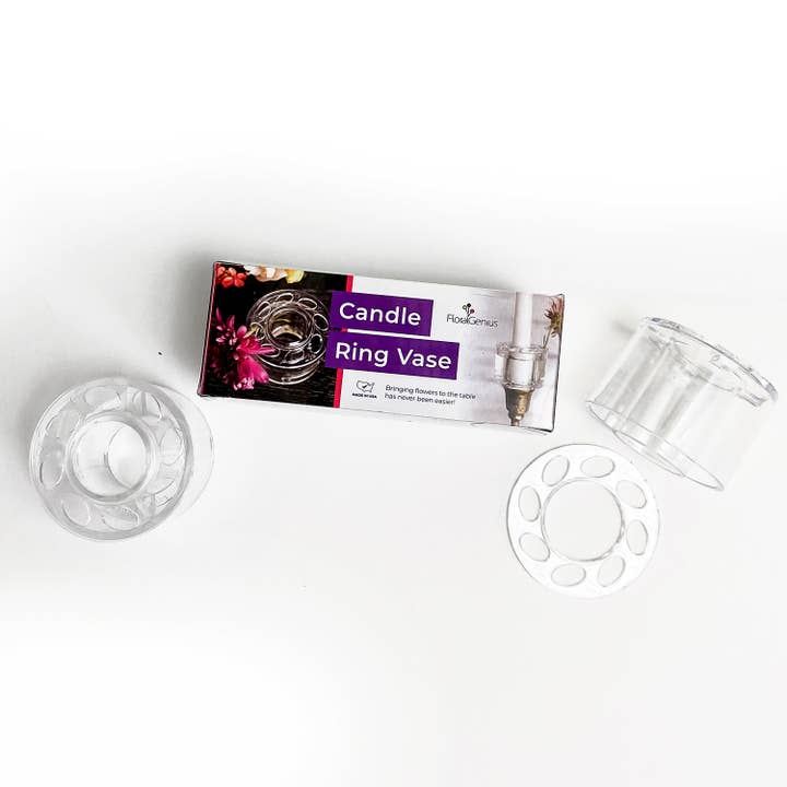 Floral Genius - Wholesale Candle Holder - Candle Ring Vase Sets