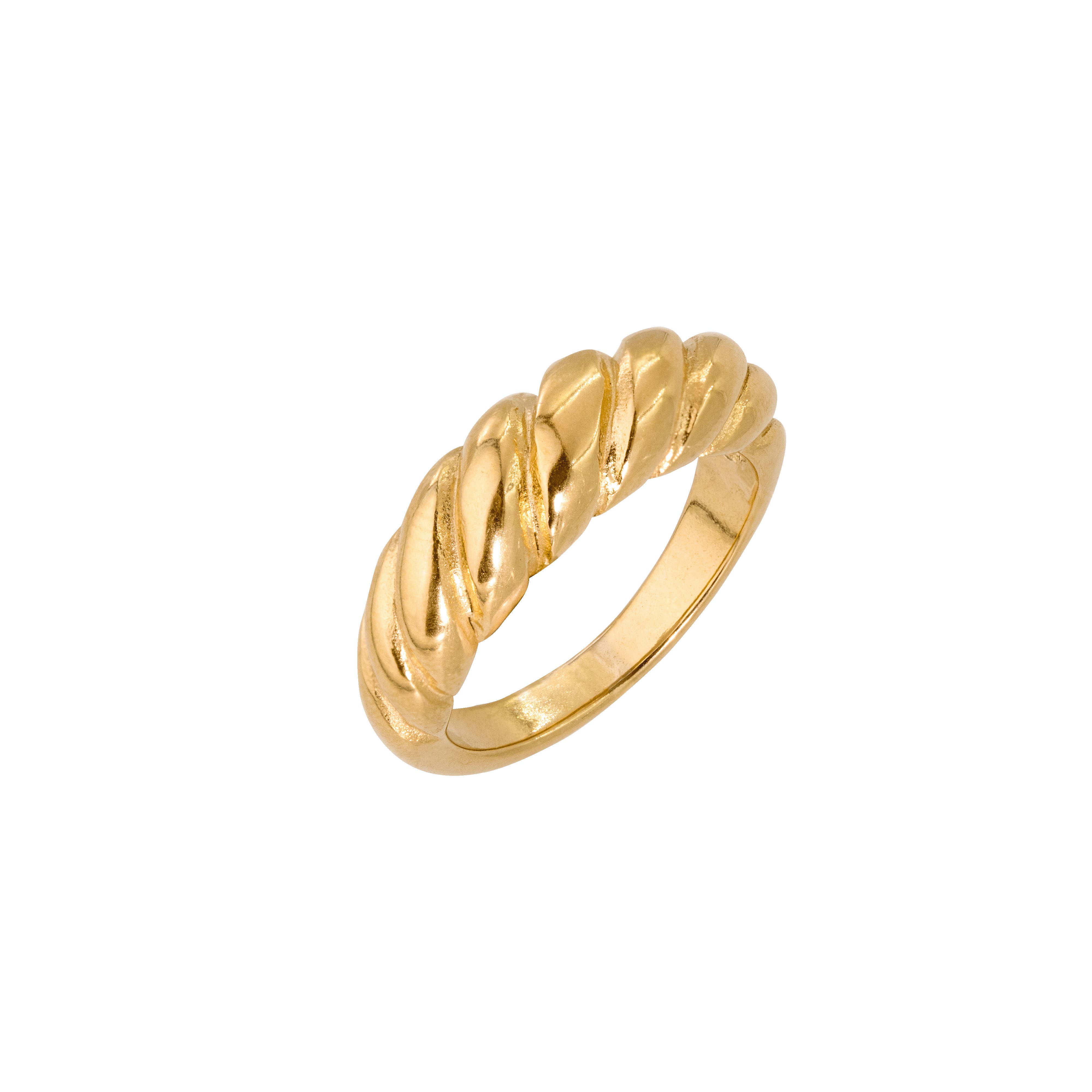 Schmuckkollektiv GmbH - Vendita all'ingrosso Anello midi/a fascia - Anello per Asciugamano Oro