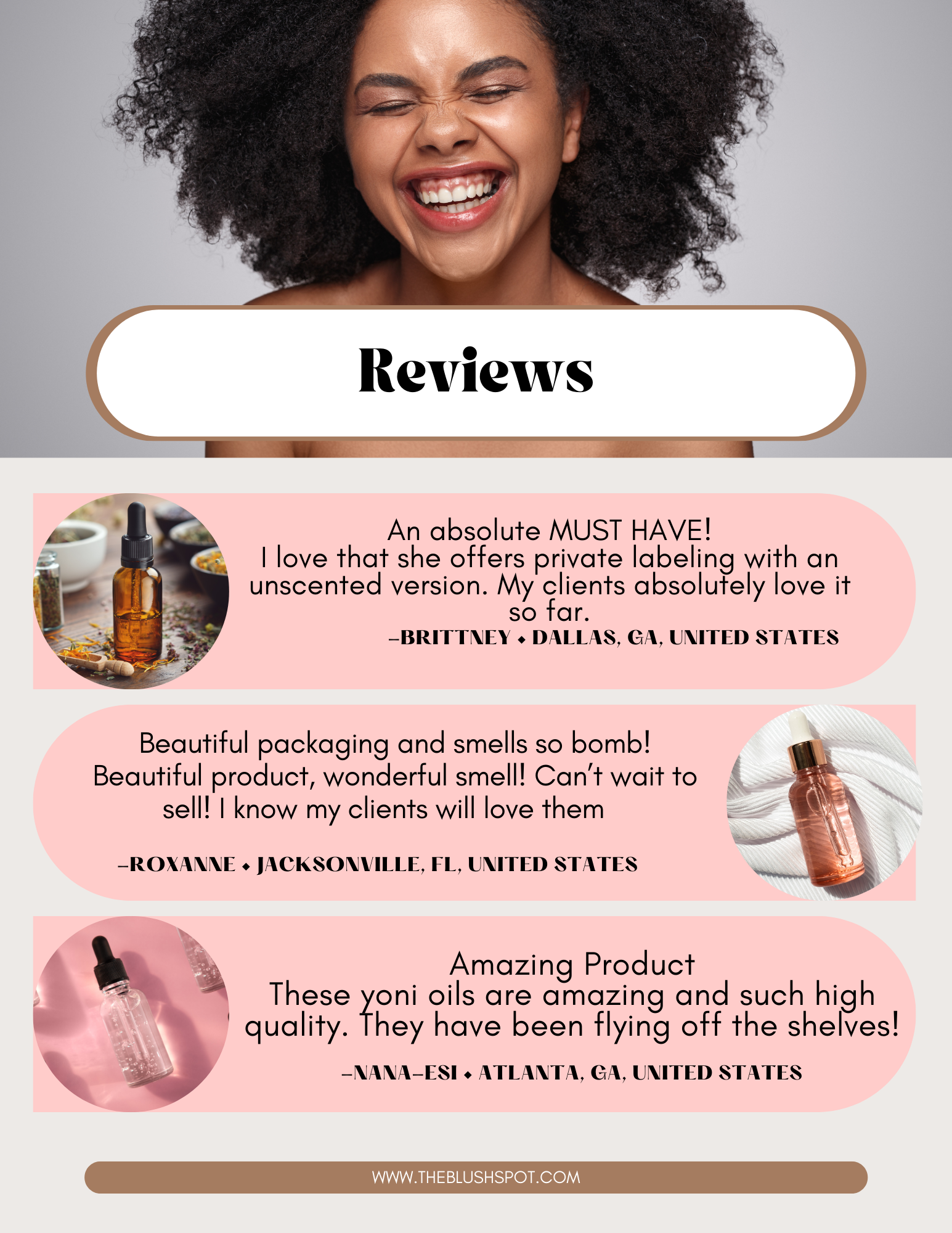 The Blush Spot - Wholesale Bath/Body Oil - 12 Wholesale Variety | Private Label - Yoni Oil2