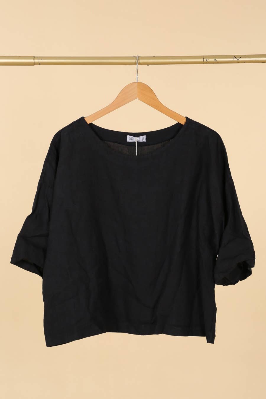 la maison des fibres naturelles - Wholesale Blouse - Women's - Round neck linen top 659005 100% linen18