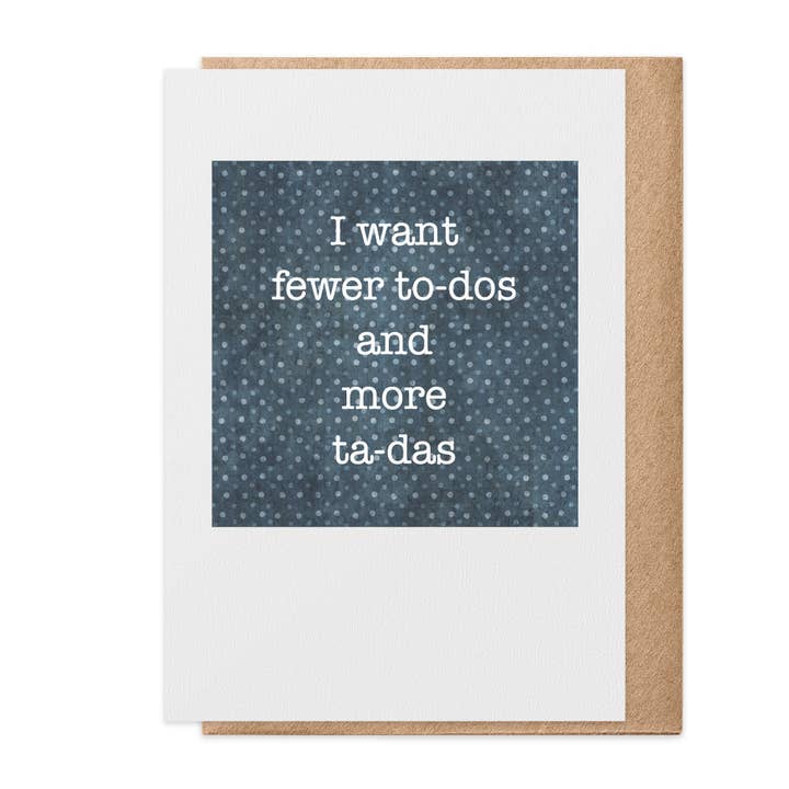 Ta-Das - Greeting Card for wholesale by Paisley & Parsley