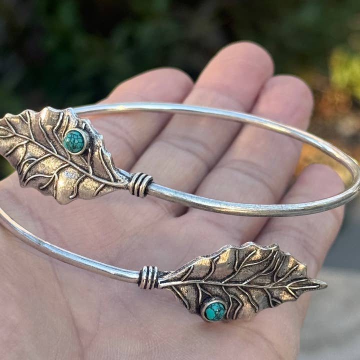 Lungta Imports - Wholesale Charm/Dangle Bracelet - Handcrafted Arm Cuff Bracelet Armlet Armband With Stones29