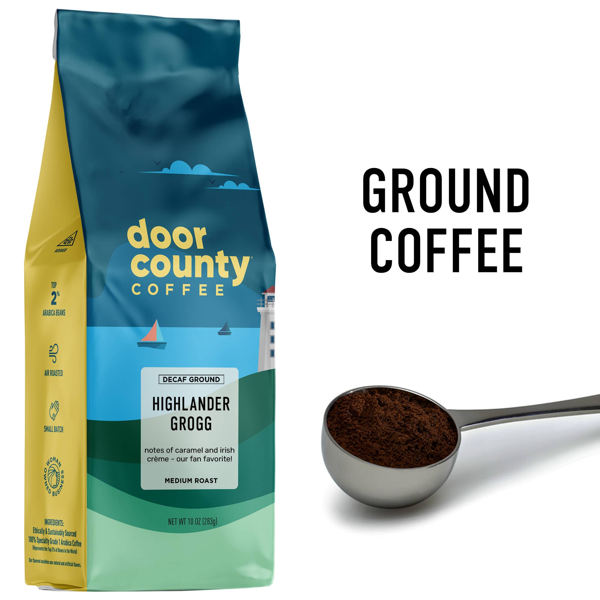 Farmers Coffee Co. Coffee, Ground, Medium Roast, Lavender Vanilla - 12 oz