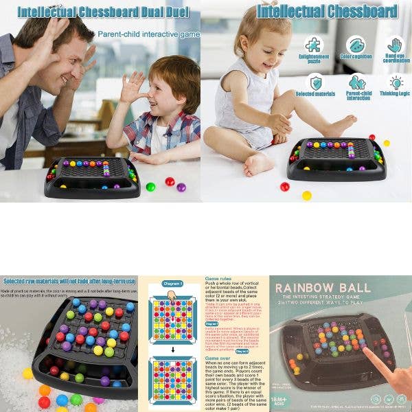 Rainbow Ball - The Intense Strategy Game - 2 Ways To Play for wholesale by St. Louis Wholesale LLC