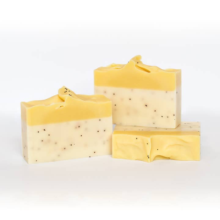 Lemon Poppyseed for wholesale by River Ridge Soaps