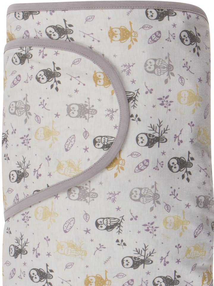 Forest Owls Miracle Blanket for wholesale by Miracle Blanket- The #1 Pediatrician-recommended Swaddle