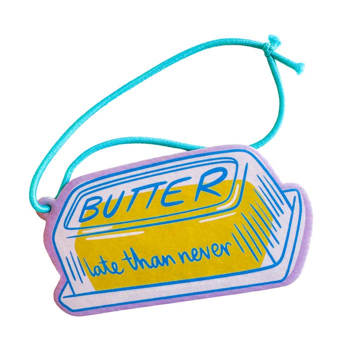 Butter Late Than Never Butter Dish Air Freshener for wholesale by KANDS.CO