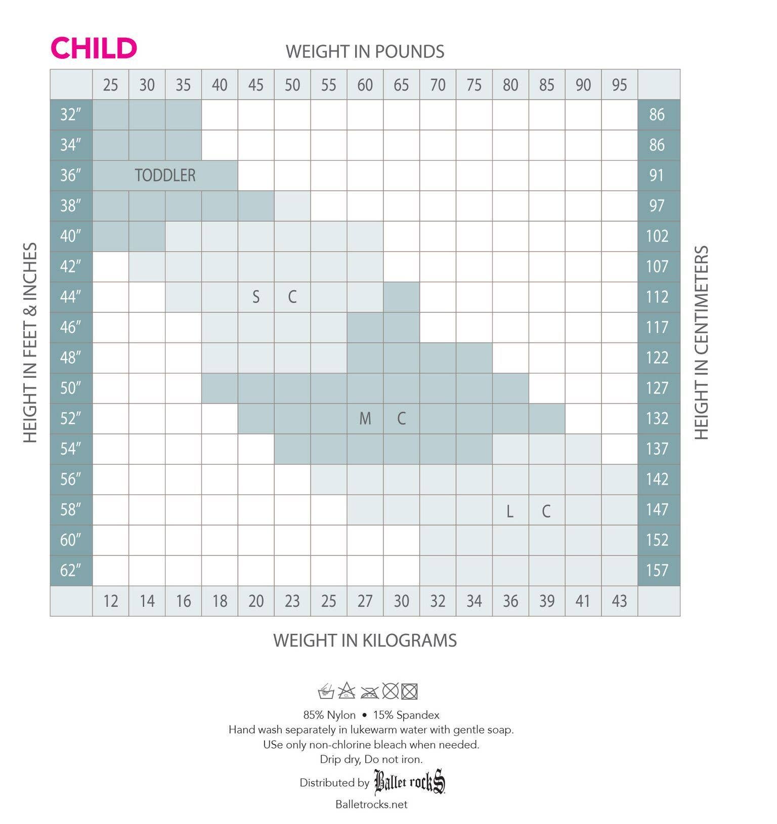 Ballet Rocks - Wholesale Tights - Kids - BALLET ROCKS® Child Convertible Tights Case4