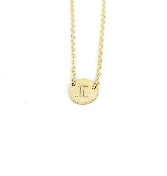 Selah Vie - Wholesale Pendant/Charm Necklace - Gemini Astrology Necklace 1