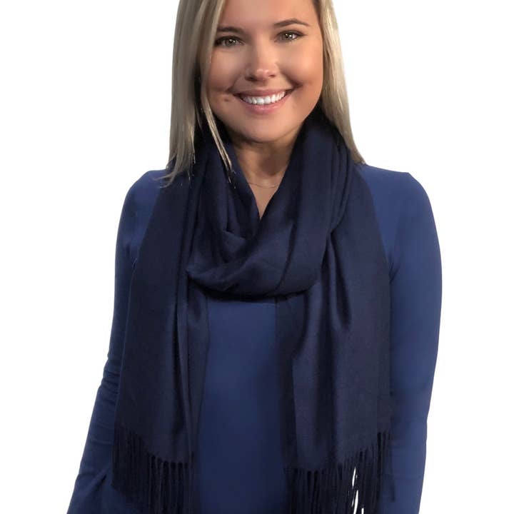 The Magic Scarf Company - Wholesale Poncho – Women's - 534 - Cashmere Feel Button Poncho/Shawls/Jeweled13